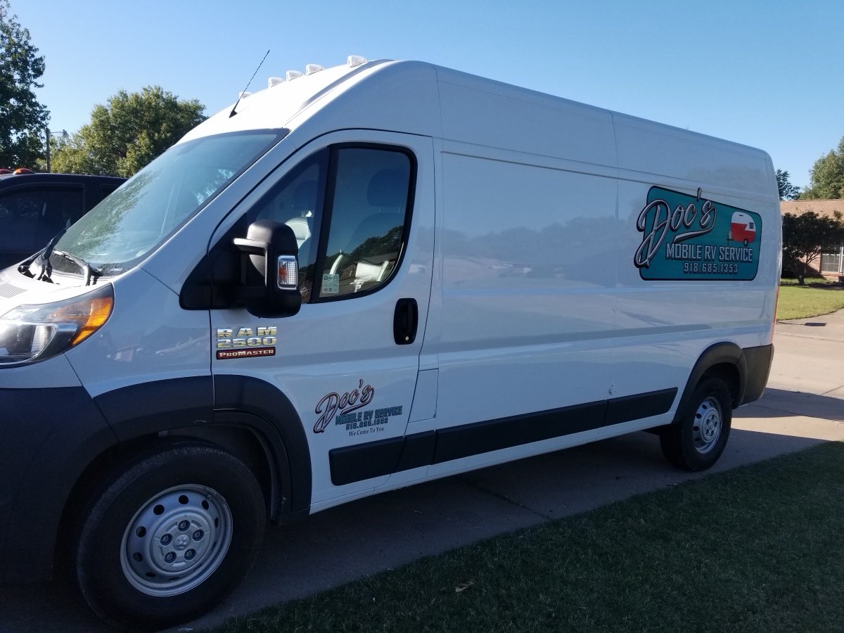 Doc's Mobile RV Service service van